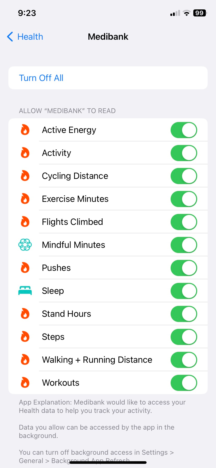 Apple health exercise online minutes